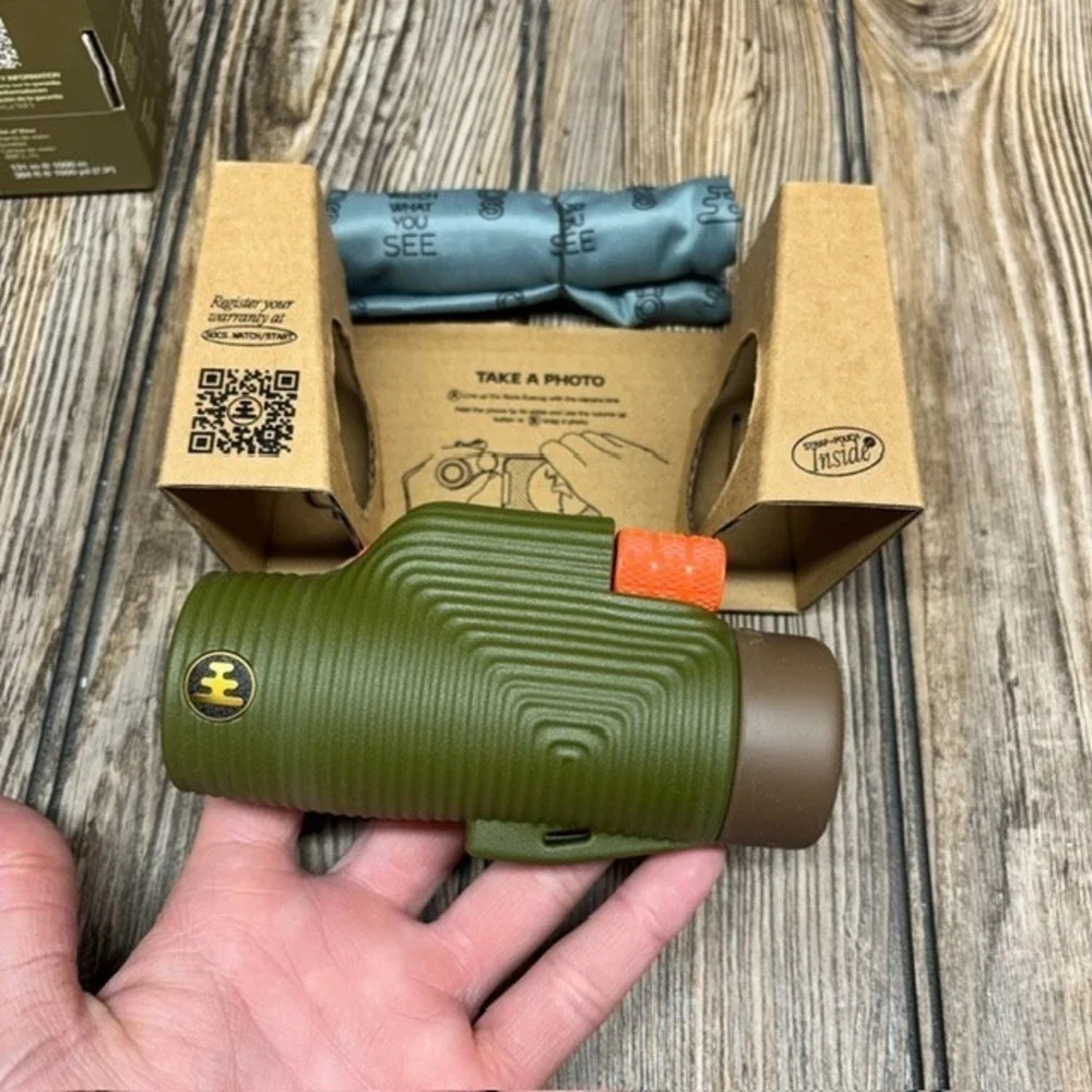 Nocs Zoom Tube 8x32Monocular Telescope, 32mm Lens, Juniper Green